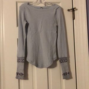 Free people long sleeve shirt